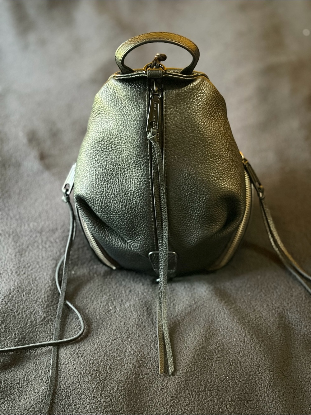 Rebecca Minkoff Convertible Mini Julian Backpack - Black (NWT) - Picture 3 of 5